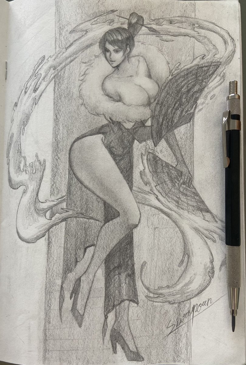 BestyGallery's tweet photo. Drawing in free time https://t.co/12ExvyHHZS