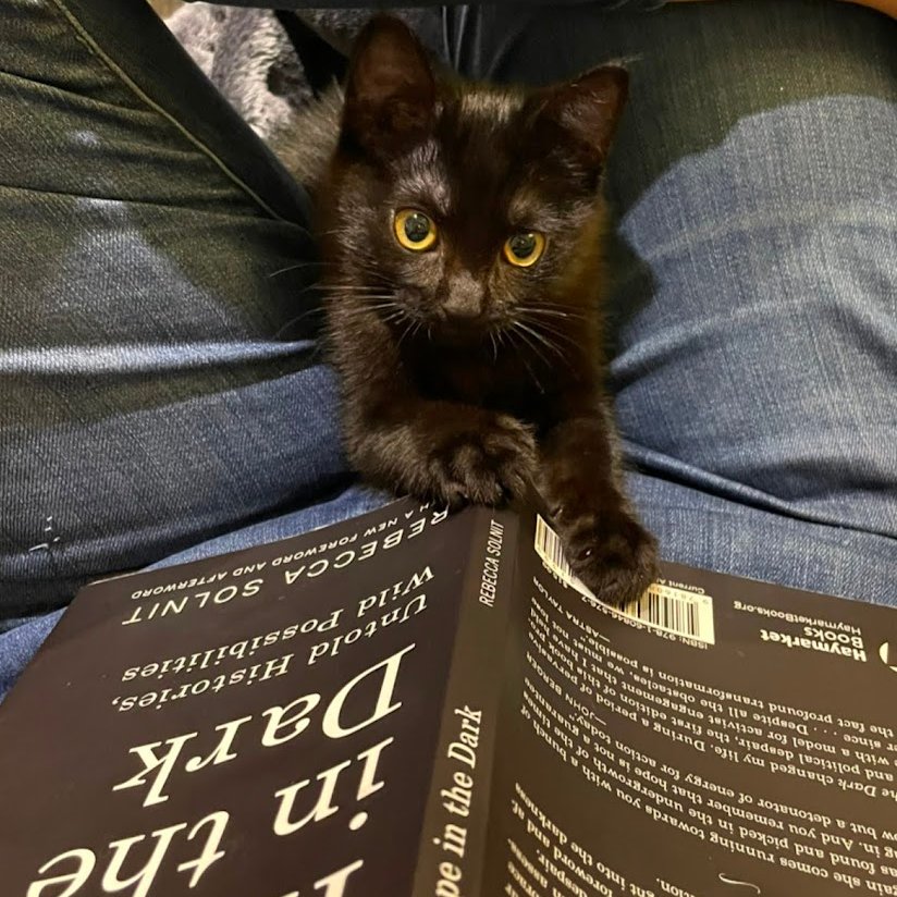VickieDeTaiwan's tweet photo. Aby, short for The Abyss, is a fan of @RebeccaSolnit's Hope in the Dark. She's a #shanghailockdown baby. https://t.co/fweu6lYNg0