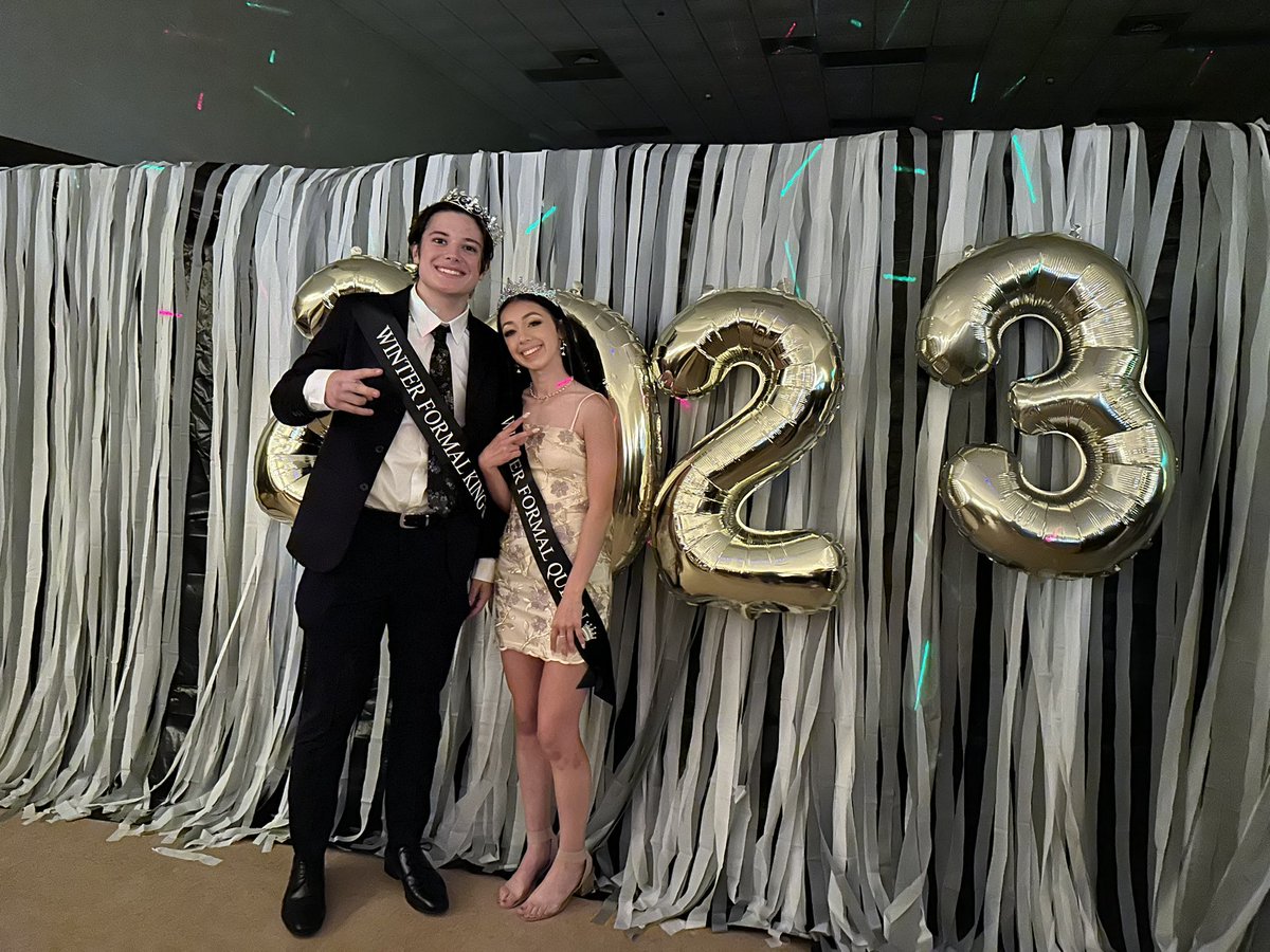 Congratulations to your ‘23 Winter Formal King and Queen! Way to go, Dean &amp; Annabelle! 👑