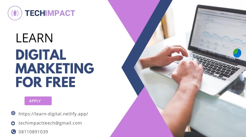 Techimpact4Tech's tweet image. Learn Digital Marketing for free. If you are in the city of warri and environ

docs.google.com/forms/d/1RrpPd…