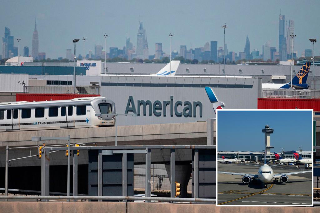 New York Post on Twitter "Plane on takeoff nearly collides with