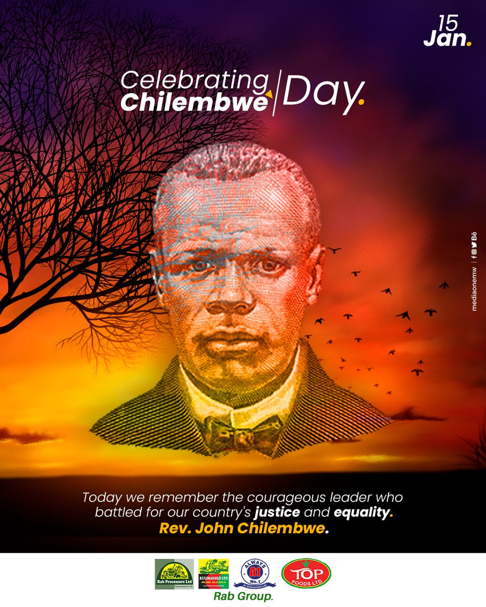 Today we remember a hero, Rev. John Chilembwe. 
Happy John Chilembwe day! 

#johnchilembwe #johnchilembweday #RabProcessors #rabproccesors #mediaonemw #malawi #Malawi