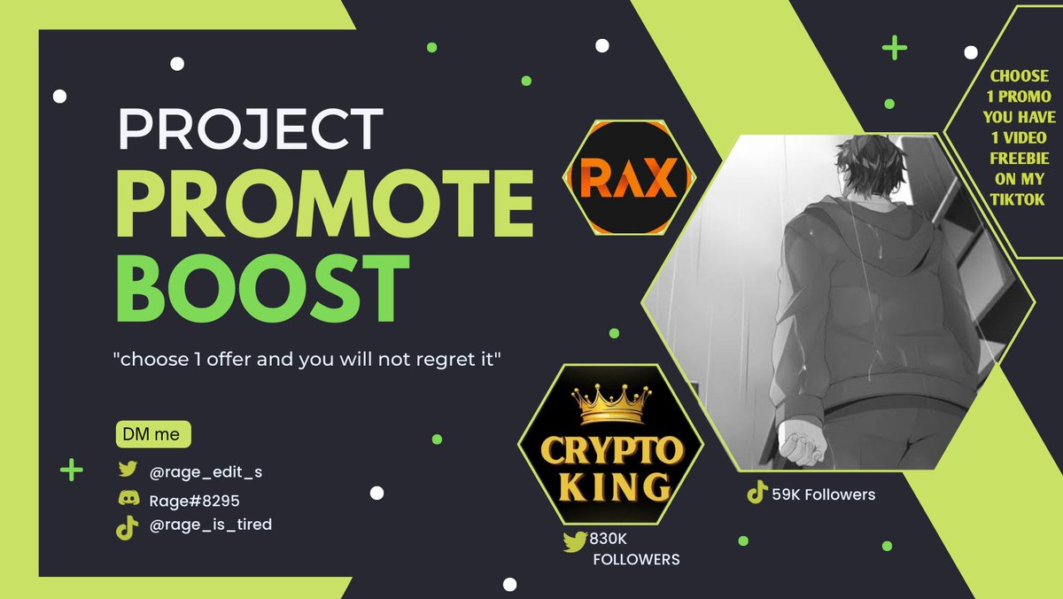 Leo1sTired's tweet photo. Promotion is up #TG #TWITS #IG #YT #Links #gleamGA #shillpost #NFTProject #pagepromotion #socialmediamarketing https://t.co/C50IjE81jQ