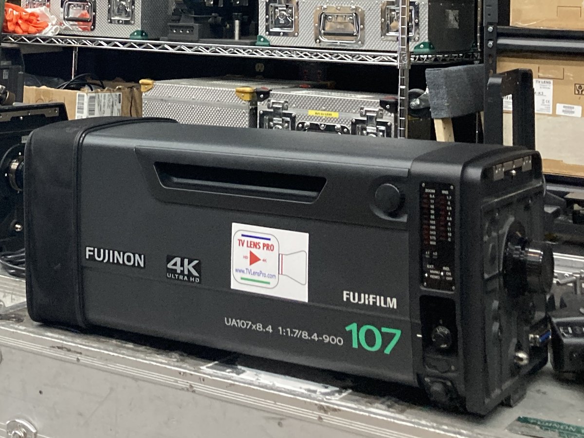 TvLensPro's tweet photo. For Sale Fujinon UA107x8.4 4K Box Lens. Contact us at Tvlenspro@gmail.com https://t.co/Sb8MpLI3n9
