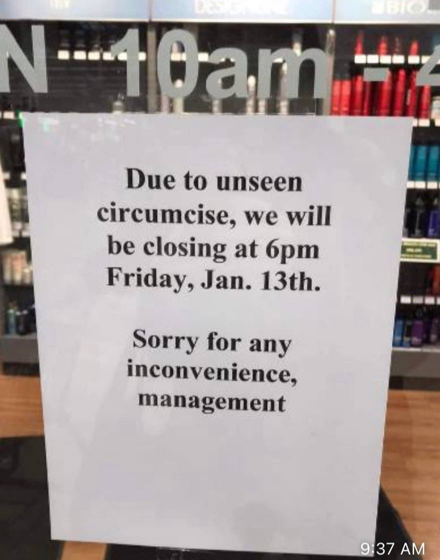 On You Can't Invent This:

Unseen inconveniences
