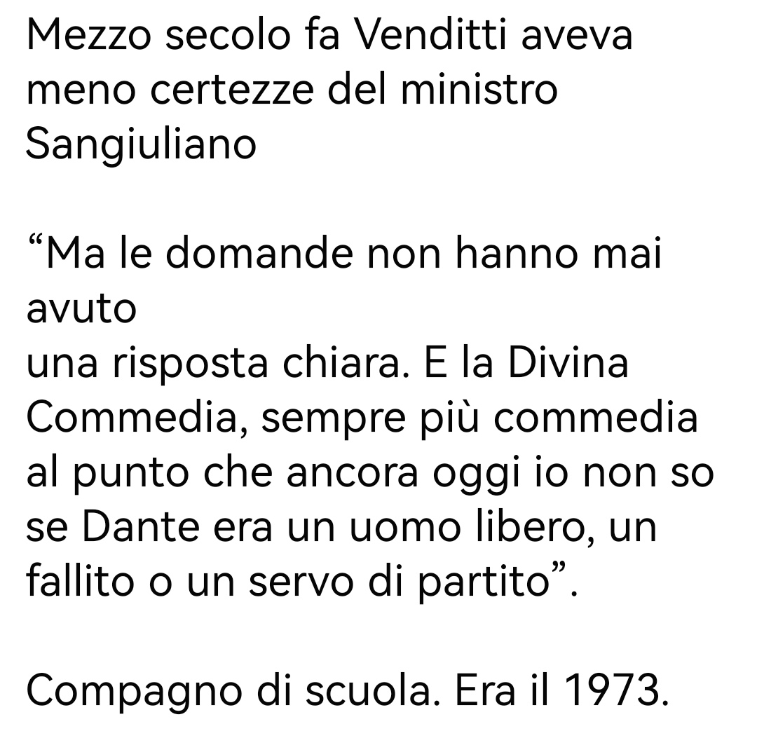 #Sangiuliano #Dante #divinacommedia #destra pensante e illuminata 😆