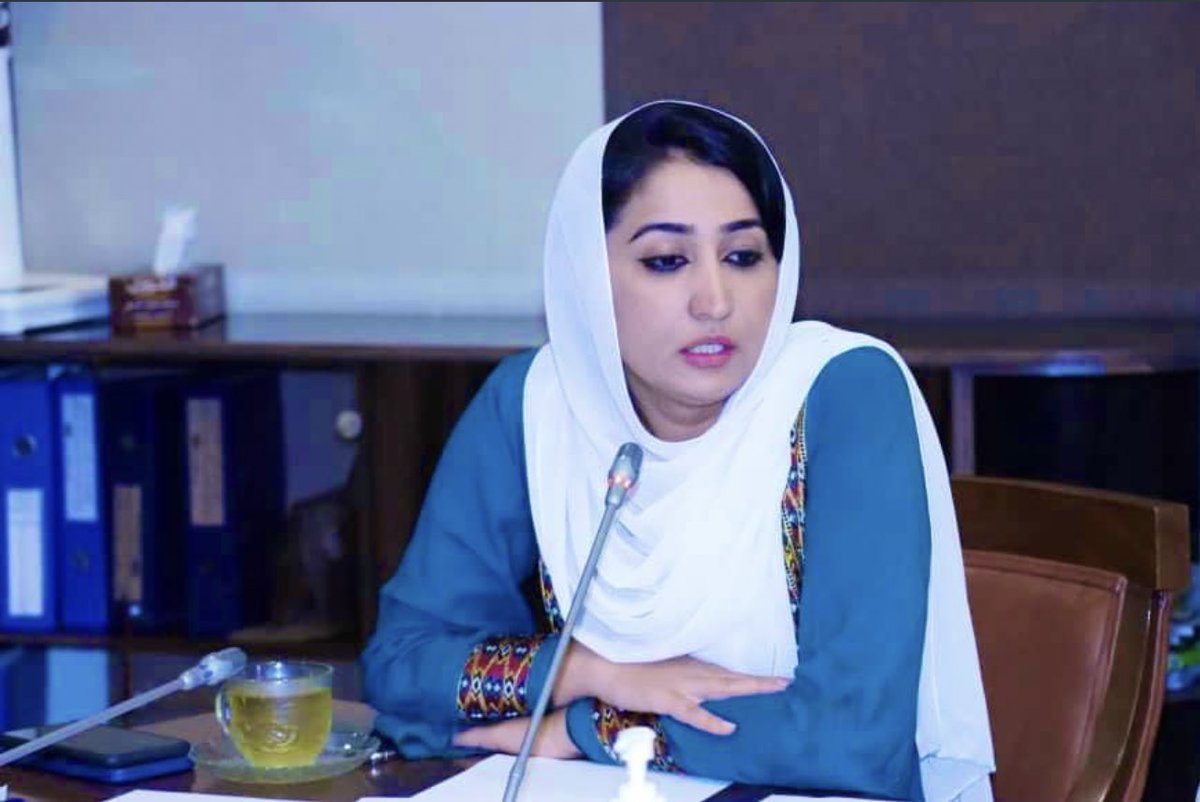 APWORG's tweet photo. Mursal Nabizada, a former member of the Afghan parliament, was gunned down in her residence by unknown armed men in PD12 of Kabul city. https://t.co/Cnkes0lRgQ