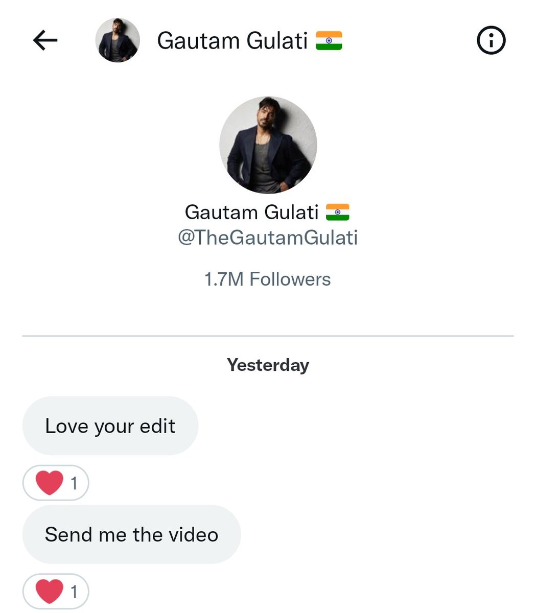 TheBatmanSaidSo's tweet photo. Ufffffff ❤️❤️❤️❤️❤️
This just keeps getting better 💓

@TheGautamGulati is all hearts 💟

Good Morning everyone 💓
#GautamGulati #GGians https://t.co/wwj0nasiyn