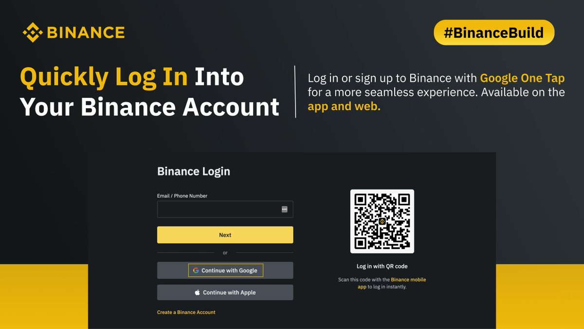 Binance tweet media