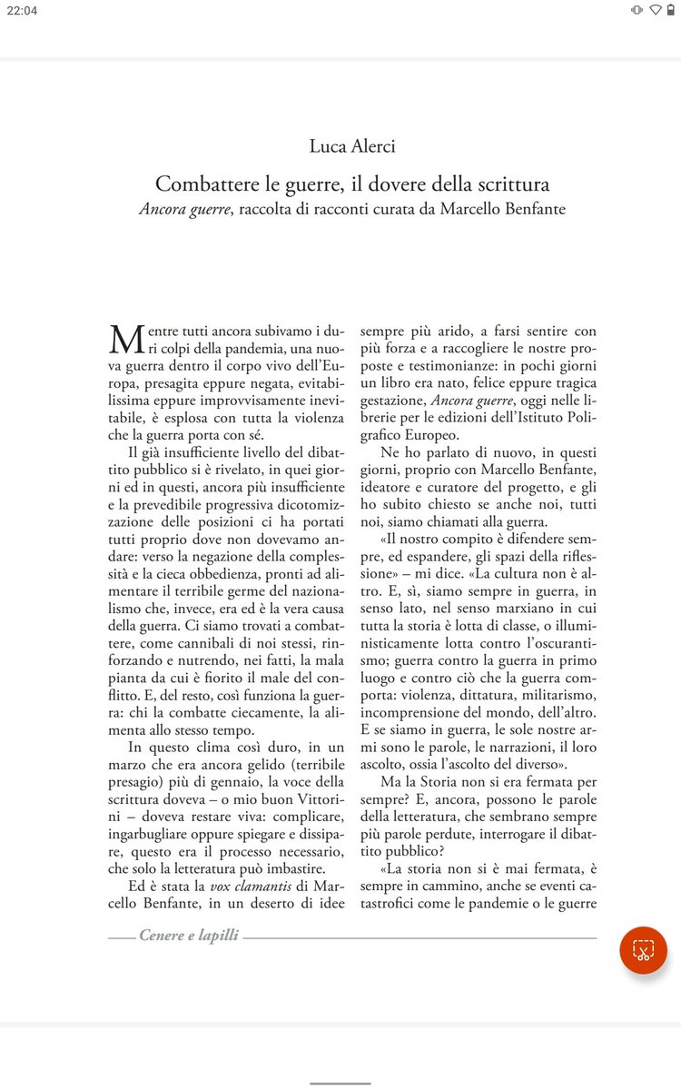 lucaalerci1's tweet photo. ringrazio il curatore Marcello Benfante e la bella rivista Scorci https://t.co/nKSxuC5FBT