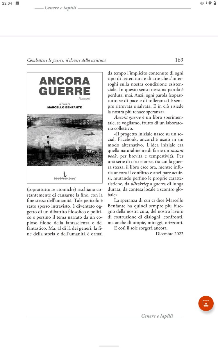 lucaalerci1's tweet photo. ringrazio il curatore Marcello Benfante e la bella rivista Scorci https://t.co/nKSxuC5FBT