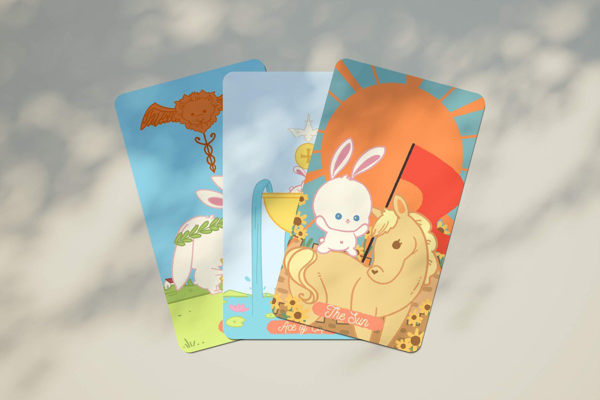 northxtarot's tweet photo. [รีทวิตนี้ สุ่มแจกไพ่ 1 สำรับ]

พรีออเดอร์ไพ่ทาโรต์น้องมูมู่ 🌈
ทาโรต์กระต่ายสุดคิ้วท์ พลังงานสดใส

สำรับละ 1,250 บาท (มัดจำได้)
พิเศษ 2 สัปดาห์แรก ฟรีถุงใส่ไพ่และมินิการ์ด

พรีออเดอร์ได้ตั้งแต่วันนี้ - 10 มีนาคม

ช่องทางการสั่งซื้อและรายละเอียดเพิ่มเติม
https://t.co/VVBzkwupnJ https://t.co/cqplsJwlhp