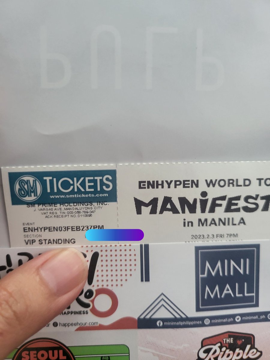 CPAkath20's tweet photo. WTT/LFT

HAVE: VIP Standing (2 tix) DAY 1 Feb 3
WANT: UBA / UBB / VIP (2 tix) Standing DAY 3 Feb 5

-can trade within mm 

#MANIFESTO_IN_MANILA https://t.co/m6wjoiq7k3