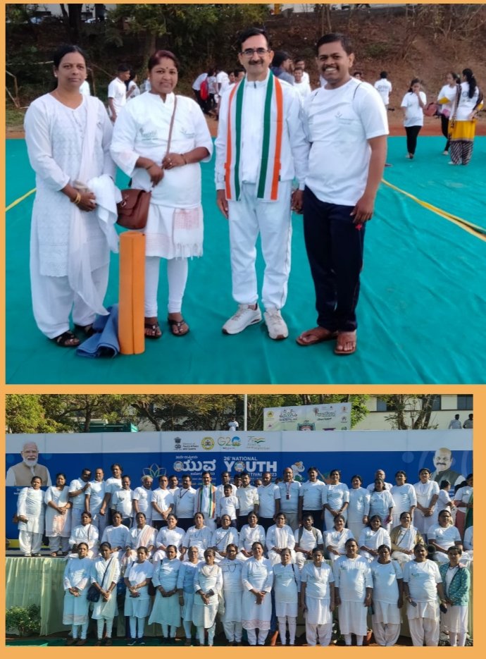 Omji 🙏 yogathon karyakarta j ,s,s College Dharwad Karnataka Om 🌹🙏 <a href="/LBoothpur/">Lalita Boothpur</a> <a href="/Ach_Balkrishna/">Acharya Balkrishna</a>