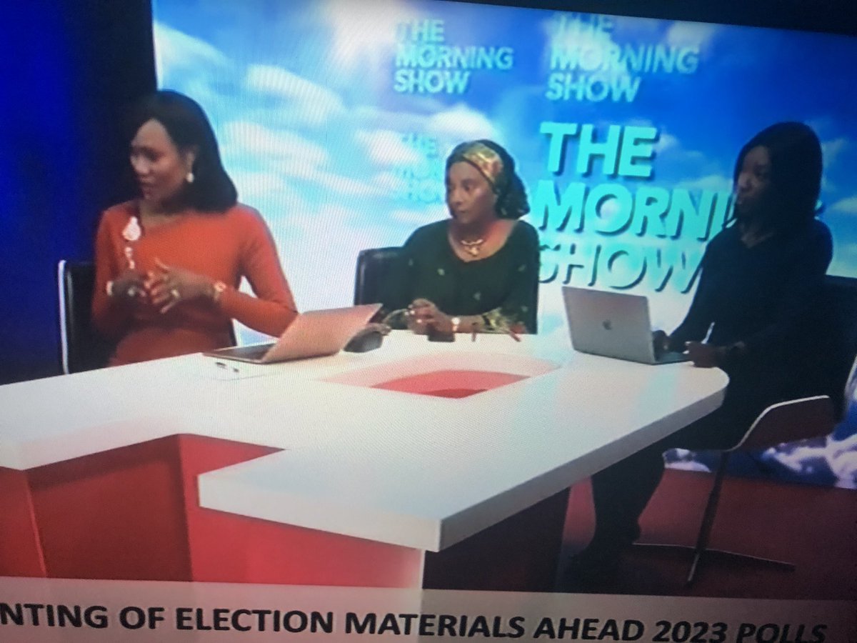 Kadaria @KadariaAhmed  on Arise @ARISEtv  #morningshow as anchor. Very interesting 🤨….