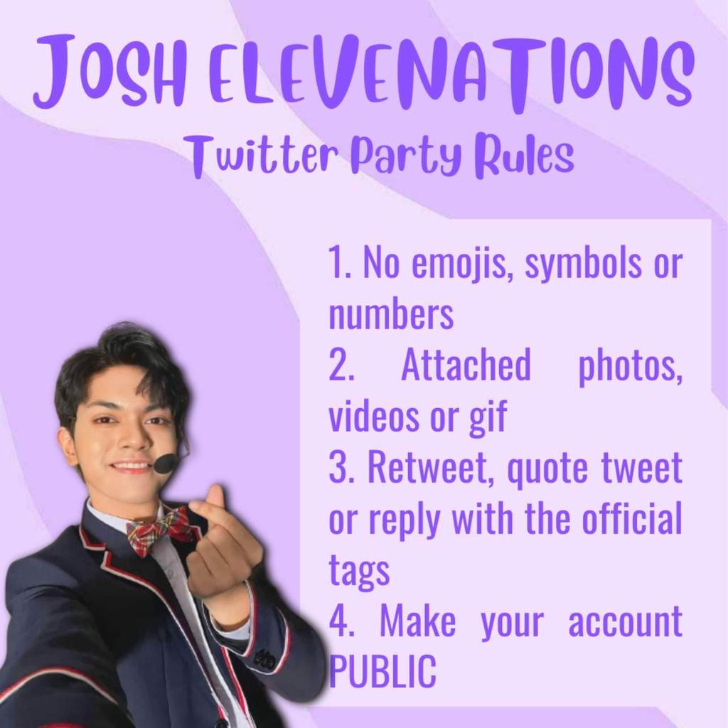 joshelcutie's tweet photo. To all Josh L stans out there! Elevenation is inviting you to join our Twitter Party Later. Retweet, Quote Retweet, Reply and interact with us using our official tags. See you later guys. https://t.co/fCv2kVZMeX