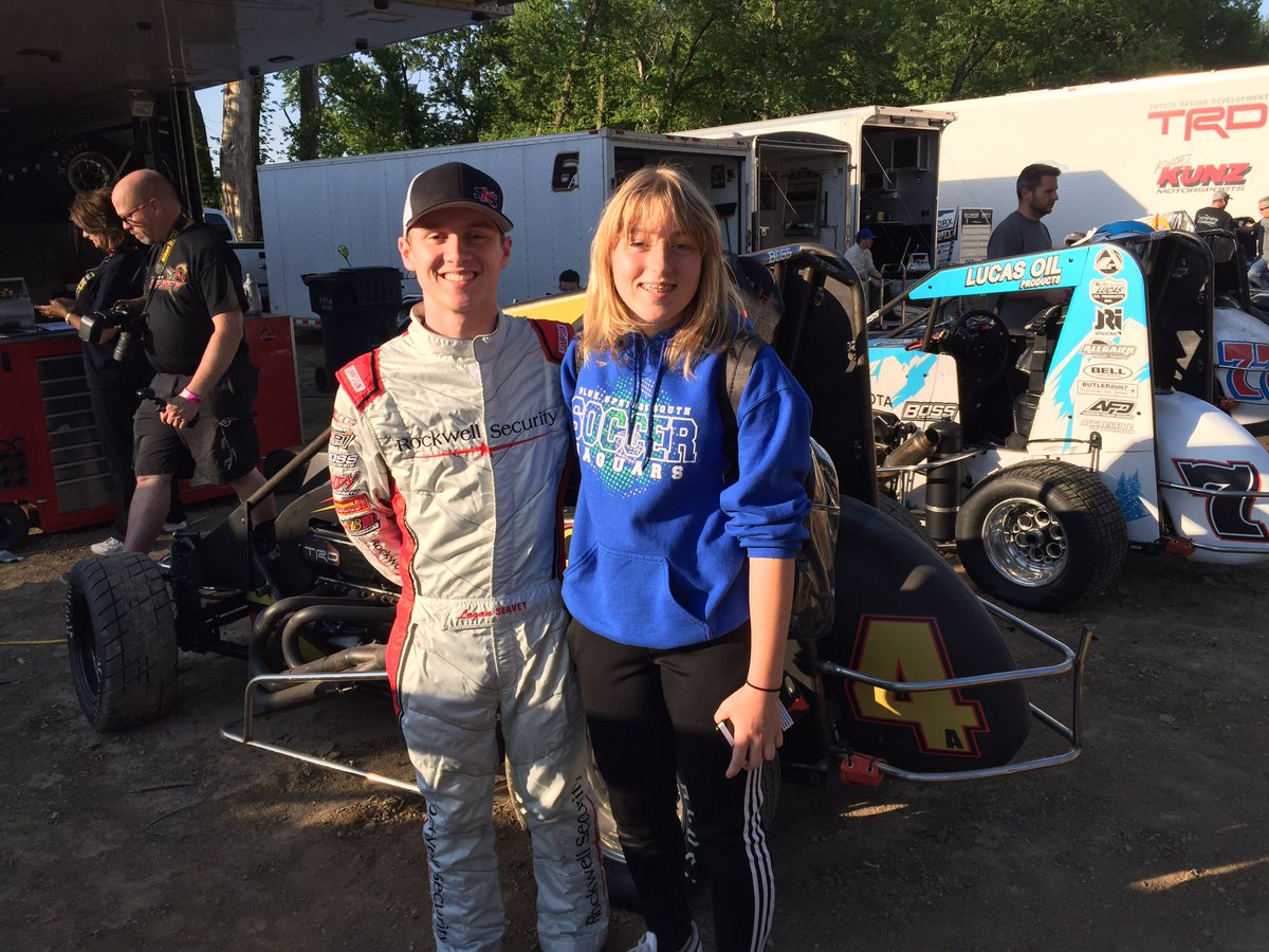 RAMS_Racing's tweet image. Five years ago we partnered with @Rockwellinc and @ripjetson9 to bring @Logan_Seavey to the @cbnationals.  He proceeded to win us a Poweri Championship.   Now he is a Chili Bowl Champion!   We love that kid.  He will always be part of us!!