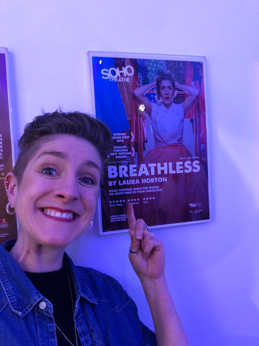 Look what <a href="/Madi_MacMahon/">Madeleine MacMahon (she/her)</a> spotted! We'll be <a href="/sohotheatre/">Soho Theatre</a> from 7th-18th, it would mean the world to see you there! It's been a wild ride so far &amp; it doesn't look to be stopping anytime soon.