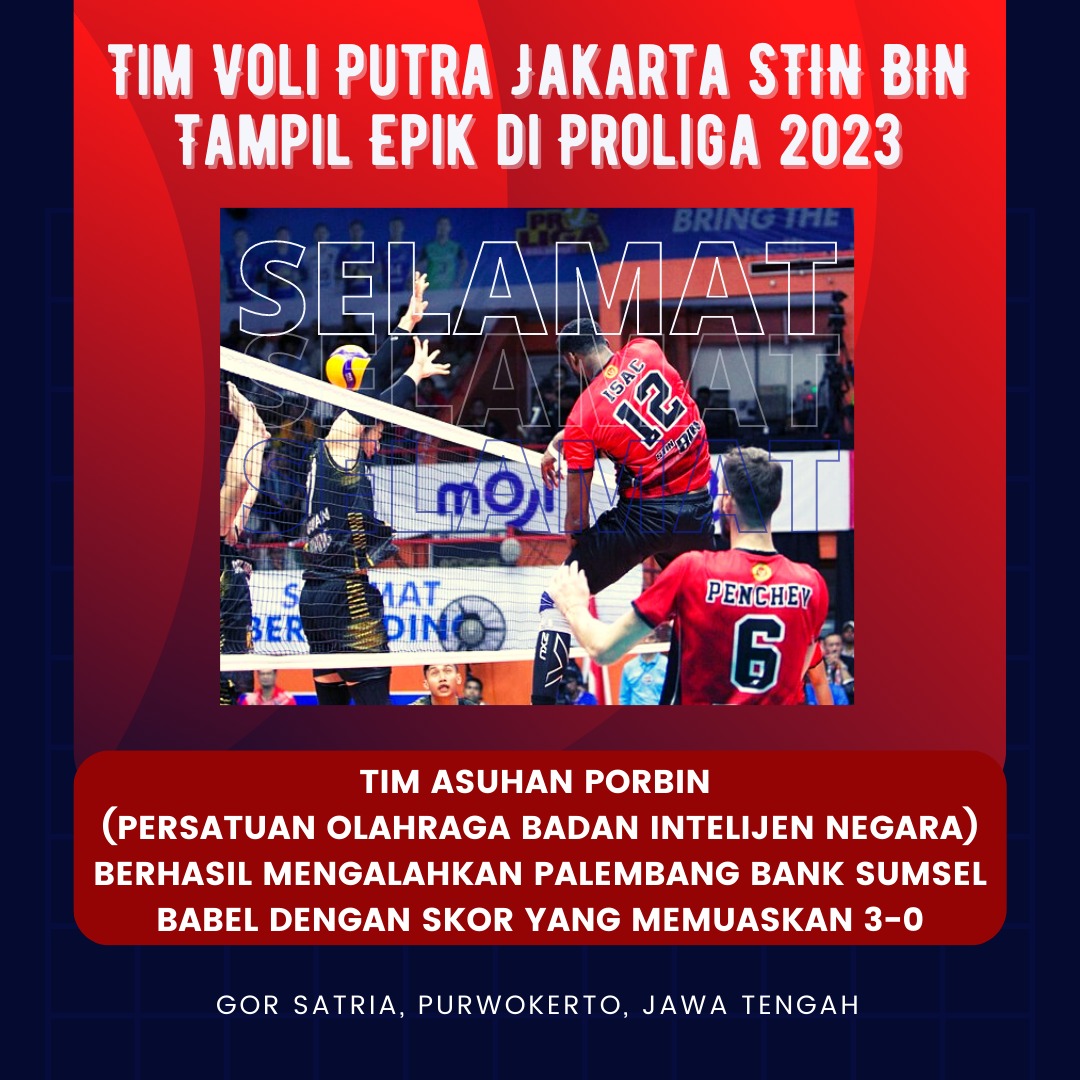 ibasElok's tweet photo. Keren Tim Voli Putra Jakarta STIN BIN #BINHebatBinaAtlet #JakartaSTINBINmenang #JakartaSTINBIN #Proliga #VolleyIndonesia #PBVSI https://t.co/9bYKU8Xi4T