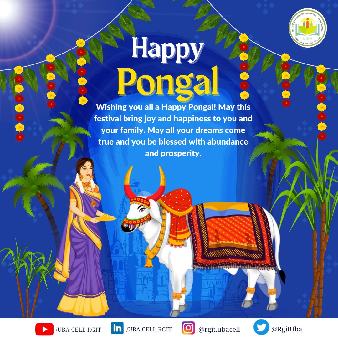 RgitUba's tweet image. May the joyous festival of harvest bring joy and good luck aplenty to you and your loved ones.✨🌾