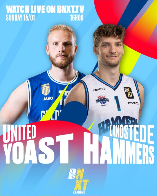 Tune in this afternoon for free on BNXT.tv 👀⚡ <a href="/YoastUnited/">YoastUnited</a> vs <a href="/LandstedeBasket/">Landstede Hammers</a> and many more games!

#bnxtleague #basketball #bnxt #basketballbelgium #basketballnederland