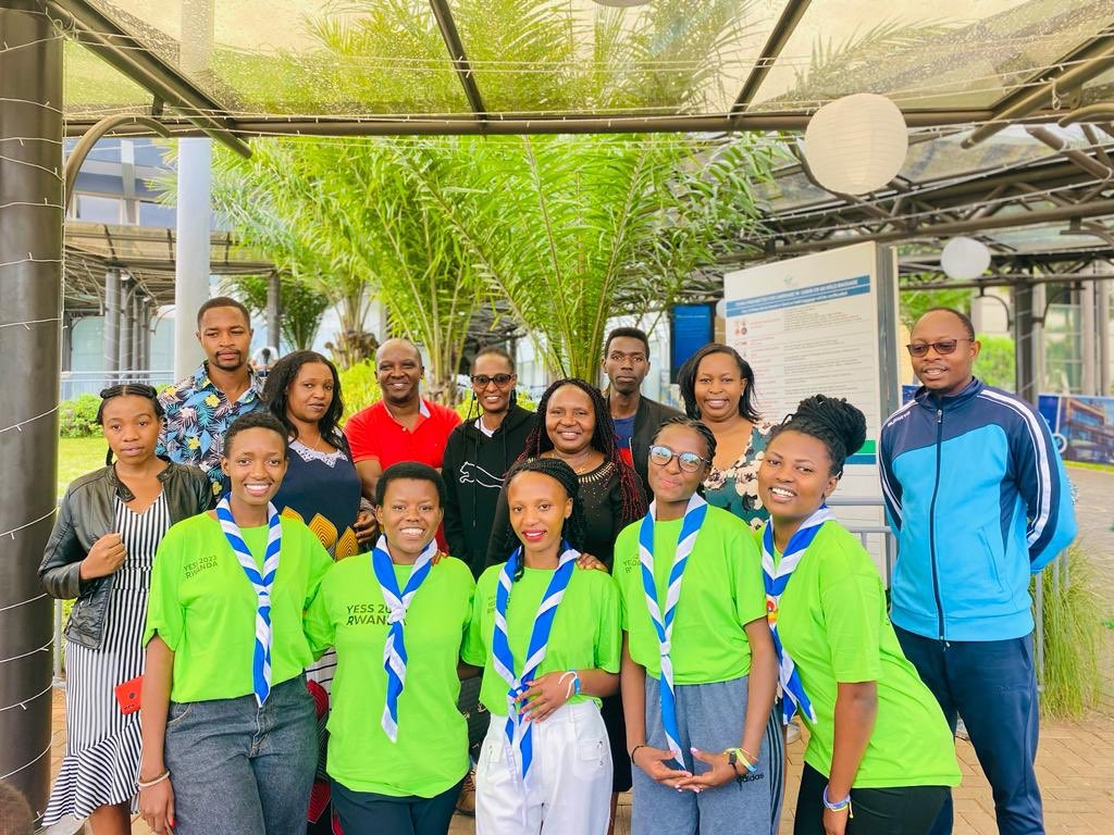 guidesrwanda's tweet photo. Safe travels to the #YESS2023 participants! Congratulations again, go and raise the @guidesrwanda flag high☘️
@wagggsworld @YessMovement @africa_region https://t.co/dfqkW5sIpM