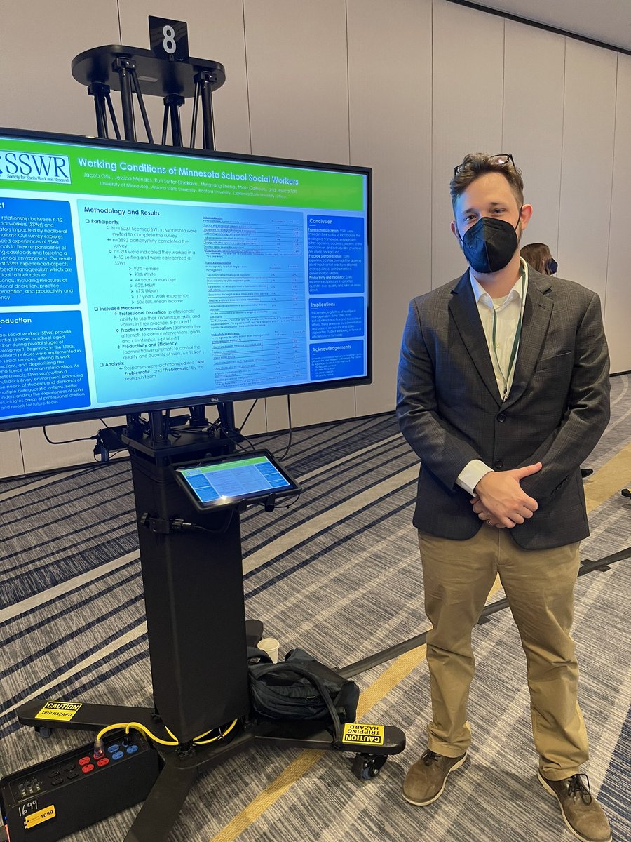 Jessica Toft (@jessica_toft) on Twitter photo They covered working conditions of direct line SWs under Neoliberalism: school SWs, rural SWs, SWs during Covid <a href="/SSWRorg/">SSWR</a>. Practice last policy link; SCALE UP our gaze! Proud of our UMN PhDgrads/candidates! <a href="/mollycalhoun77/">Molly Calhoun</a>, <a href="/restorativejake/">Jacob Otis</a>, <a href="/Mingyang_Zheng/">Mingyang</a>, J. Mendel! <a href="/umn_ssw/">UMN School of Social Work</a> They covered working conditions of direct line SWs under Neoliberalism: school SWs, rural SWs, SWs during Covid <a href="/SSWRorg/">SSWR</a>. Practice last policy link; SCALE UP our gaze! Proud of our UMN PhDgrads/candidates! <a href="/mollycalhoun77/">Molly Calhoun</a>, <a href="/restorativejake/">Jacob Otis</a>, <a href="/Mingyang_Zheng/">Mingyang</a>, J. Mendel! <a href="/umn_ssw/">UMN School of Social Work</a>