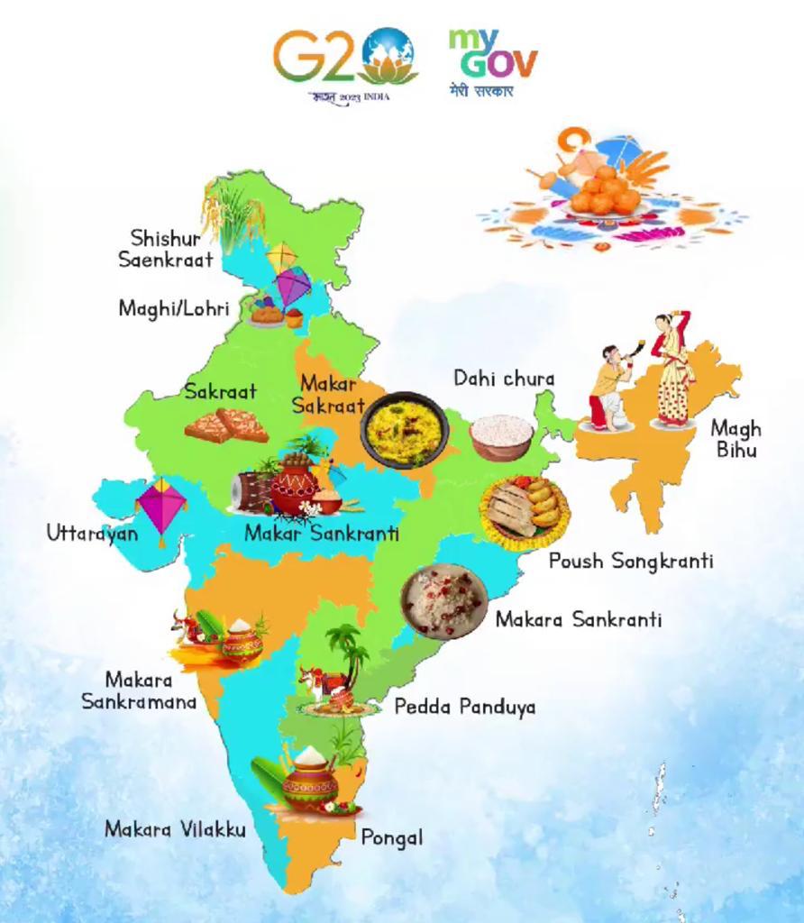 iaspoint1's tweet photo. Many festivals, one name; India 🇮🇳

#Lohri #Pongal #MakarSankranti https://t.co/Czp2XQ3jCp