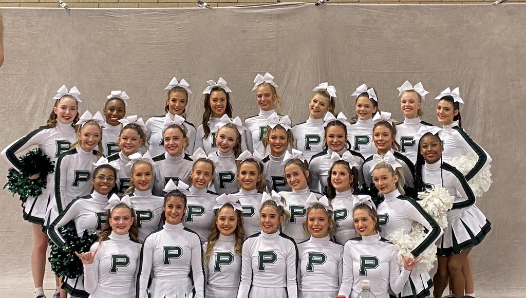 Our PHS CHEER UIL team killed it today! They had skill, energy, and left their heart out there on the mat. We could not be more proud of YOU and your performance! Great job, ladies!! PROSPER PROUD 💚🖤🤍💚🖤🤍💚