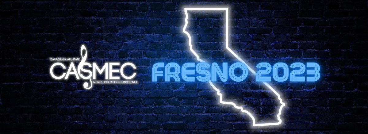 casmecmusic's tweet photo. Fresno! Only 1 month away! #CASMEC23 https://t.co/iHh4AyLh5d