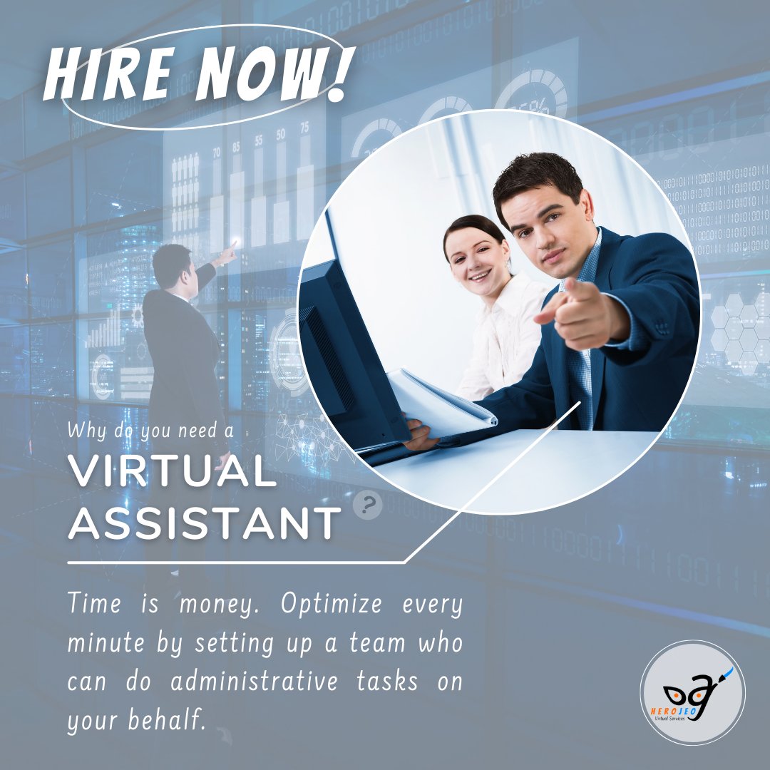 HerojeoServices's tweet photo. Starting a business might be easy but keeping up 💪🏻 with the competition needs a team you can #trust. 🔐

Hiring a reliable virtual assistant might be the solution! 🔑

You can reach me through: 

Email: jeocyric.abenoja@gmail.com
FB: https://t.co/5LXaazww9p https://t.co/YMo0TVC0tq