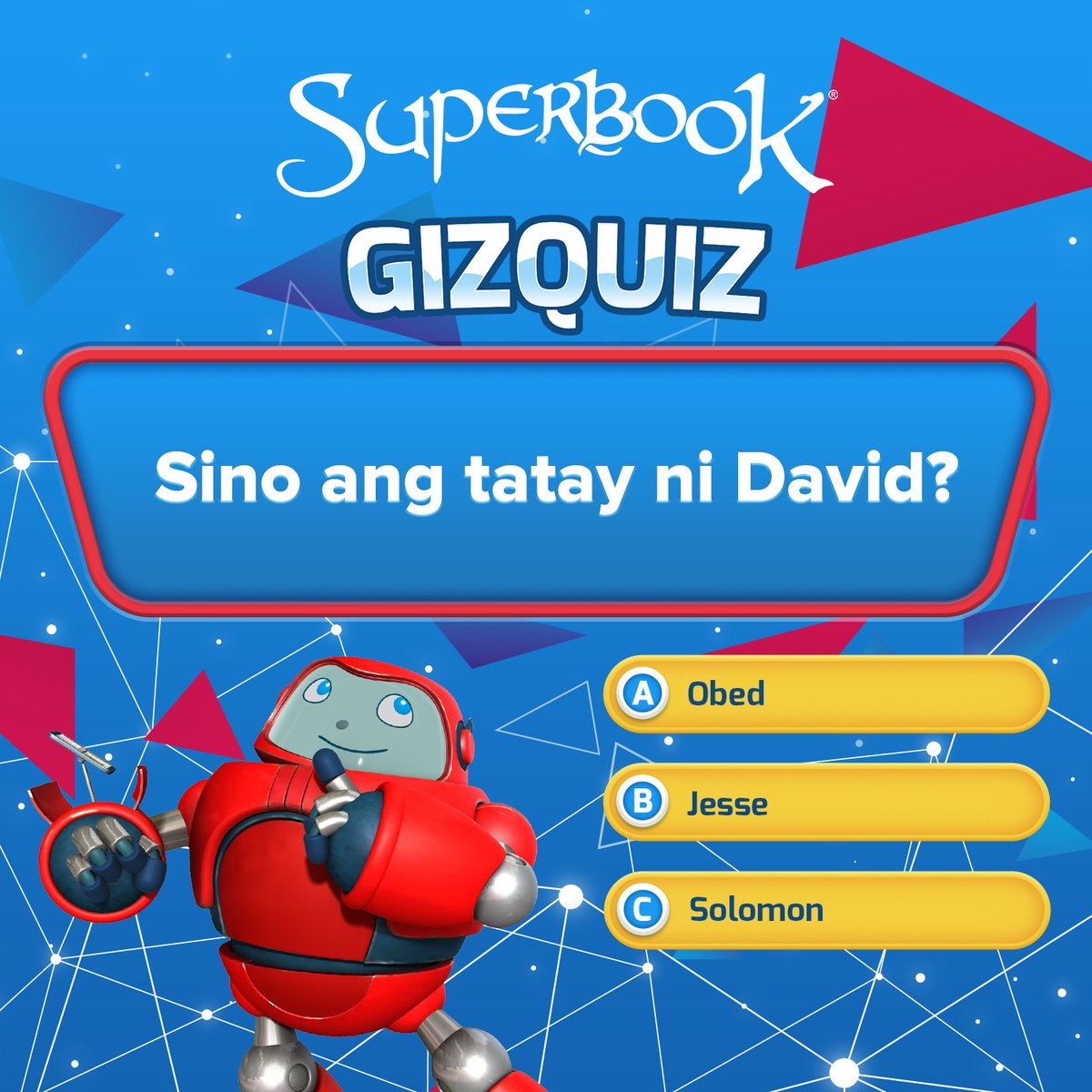 BatangSuperbook's tweet image. Happy Sunday! 🤗🥳😁 Let's answer our GizQuiz for today ⬇️

#BibleQuiz #BibleChallenge #PlayTime