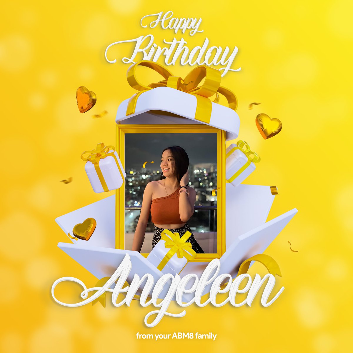 ABM8_23's tweet photo. Today is a special day because we celebrate ANGE's 18th birthday! 💖

Happy 18th birthday, Ange 🎉 May you keep radiating positive energy and bring us joy 🤩 

Have a blast and a great journey ahead! 🥳

#ANGEs18th 
#ANGELEENGMo  
#12ABM8Unwrapped https://t.co/xTgUtdnRs3
