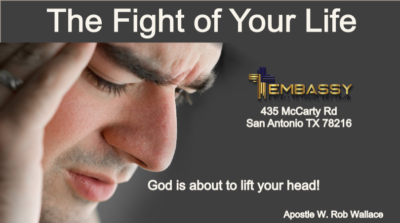 1embassy1's tweet photo. If you are in a fight that you don't quite understand, I know that God had you in mind when He gave me this word! Make it your priority to be here tomorrow at 11 AM for your blessing! Embassy Christian Center. https://t.co/gnwIIN4uiI