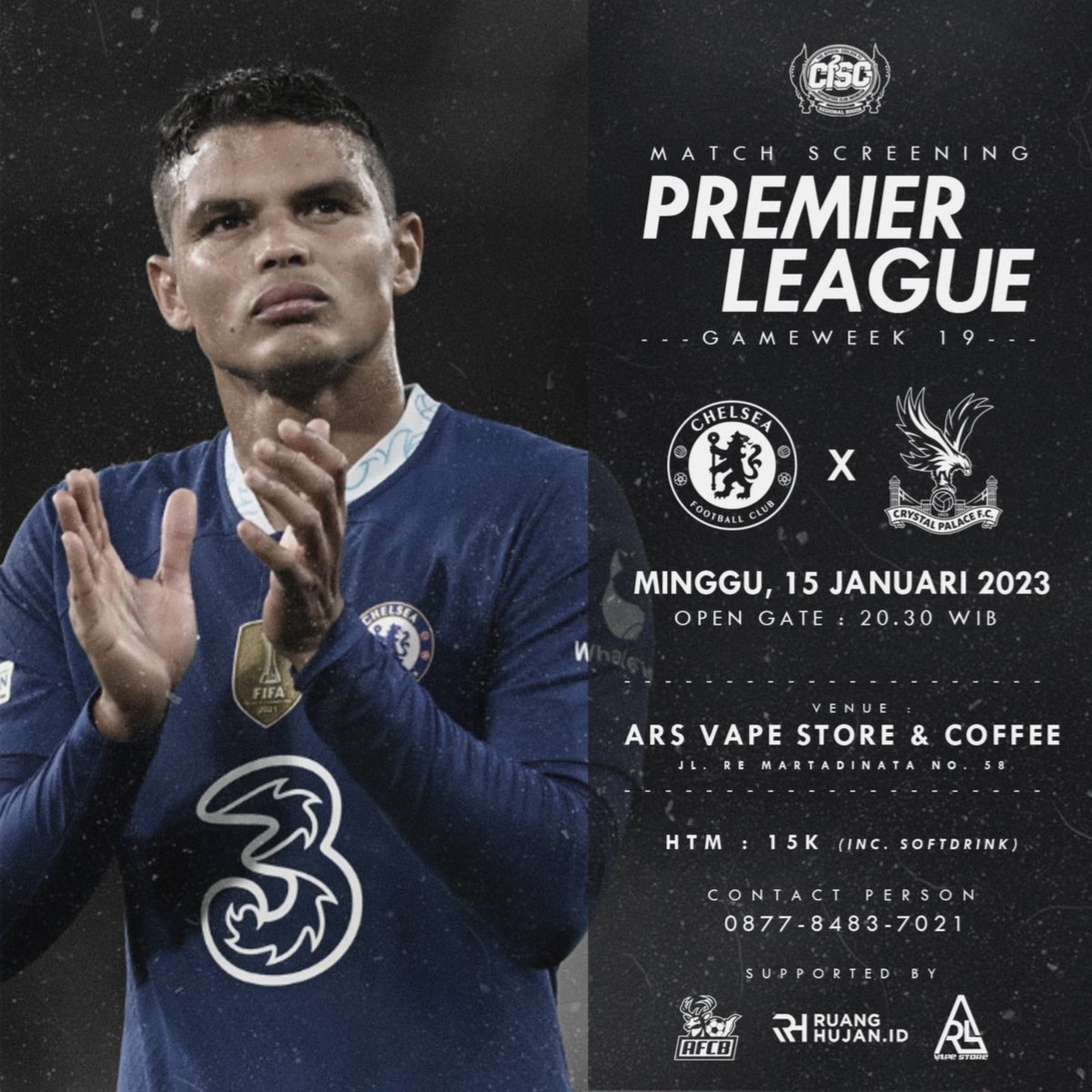 ciscbgr's tweet image. Dikarenakan venue sebelum nya ada kendala maka kita geser ya venue nya, terimakasih.

Venue : 
maps.app.goo.gl/1aKdVpv5bAGBYp…
Open Gate : 20.30 WIB

NOBAR !! KALO MAU NOBAR MENANGAN DOANG JADI ULTRAS AL NASSR AJA FREN