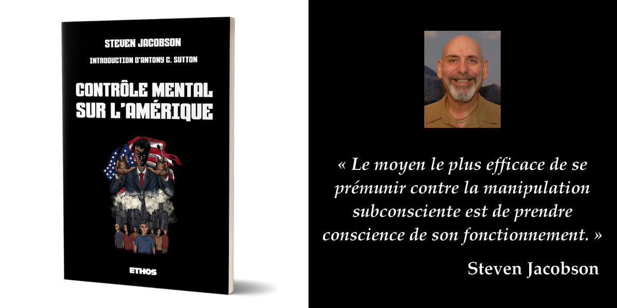 Ethos_editions's tweet photo. « Contrôle mental sur l’Amérique » par Steven Jacobson et Antony C. Sutton (introduction)
Éditeur : https://t.co/TDQIUOMsXO
Amazon : https://t.co/8ALMrTdt1s
Fnac : https://t.co/Te1ygWdQzY
#ControleMental #livre #StevenJacobson #NOM #antonysutton️ #mkultra #MindControl https://t.co/9wEBOgOWSl