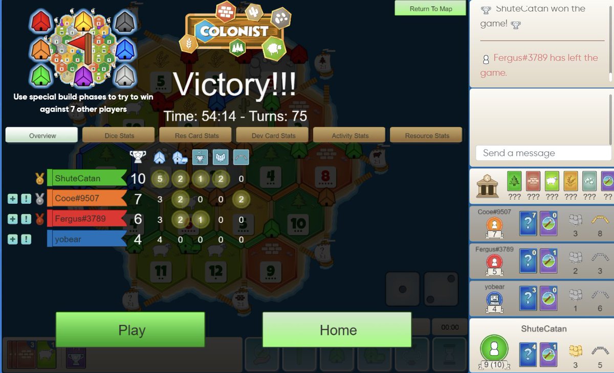 ShuteCatan's tweet photo. Shute #Catan is now on @colonistio 
are @CatanQuotes and @catan and @Catan_Community there too? https://t.co/Rt9R5mP4j6