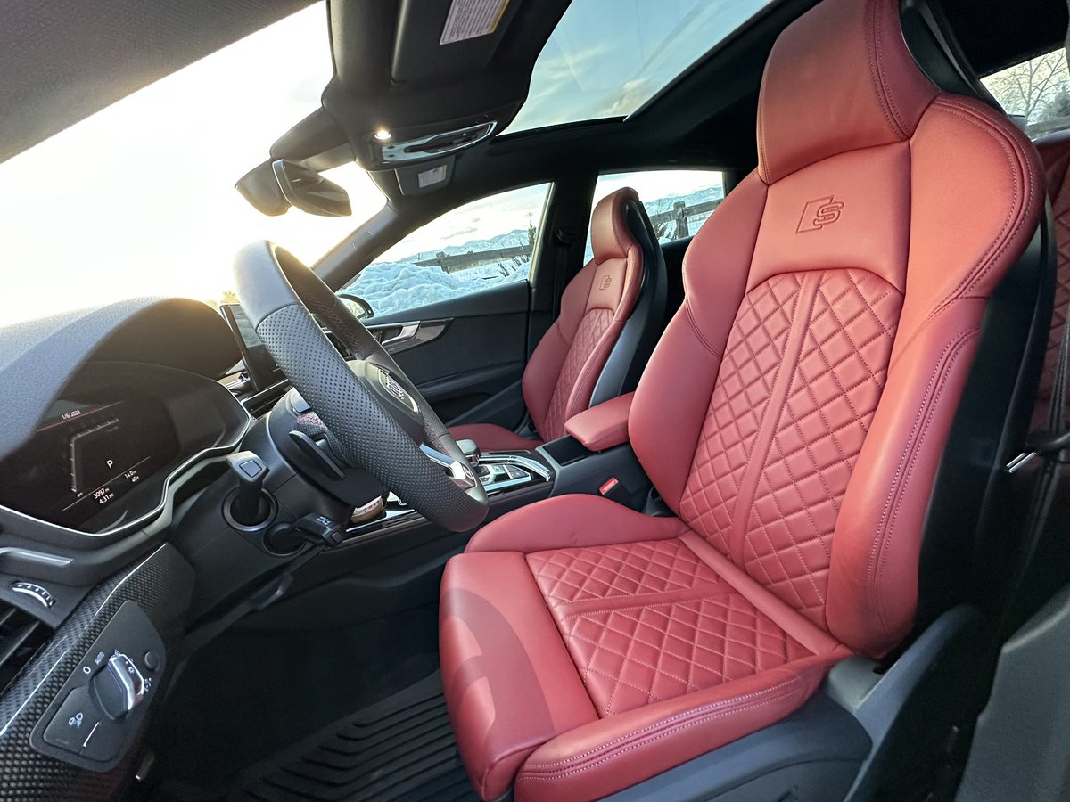 I’ve been working my butt off for a long time and decided to finally treat myself to start the new year.

2023 Audi S5 Sportback in Mythos Black w/ Magma Red interior