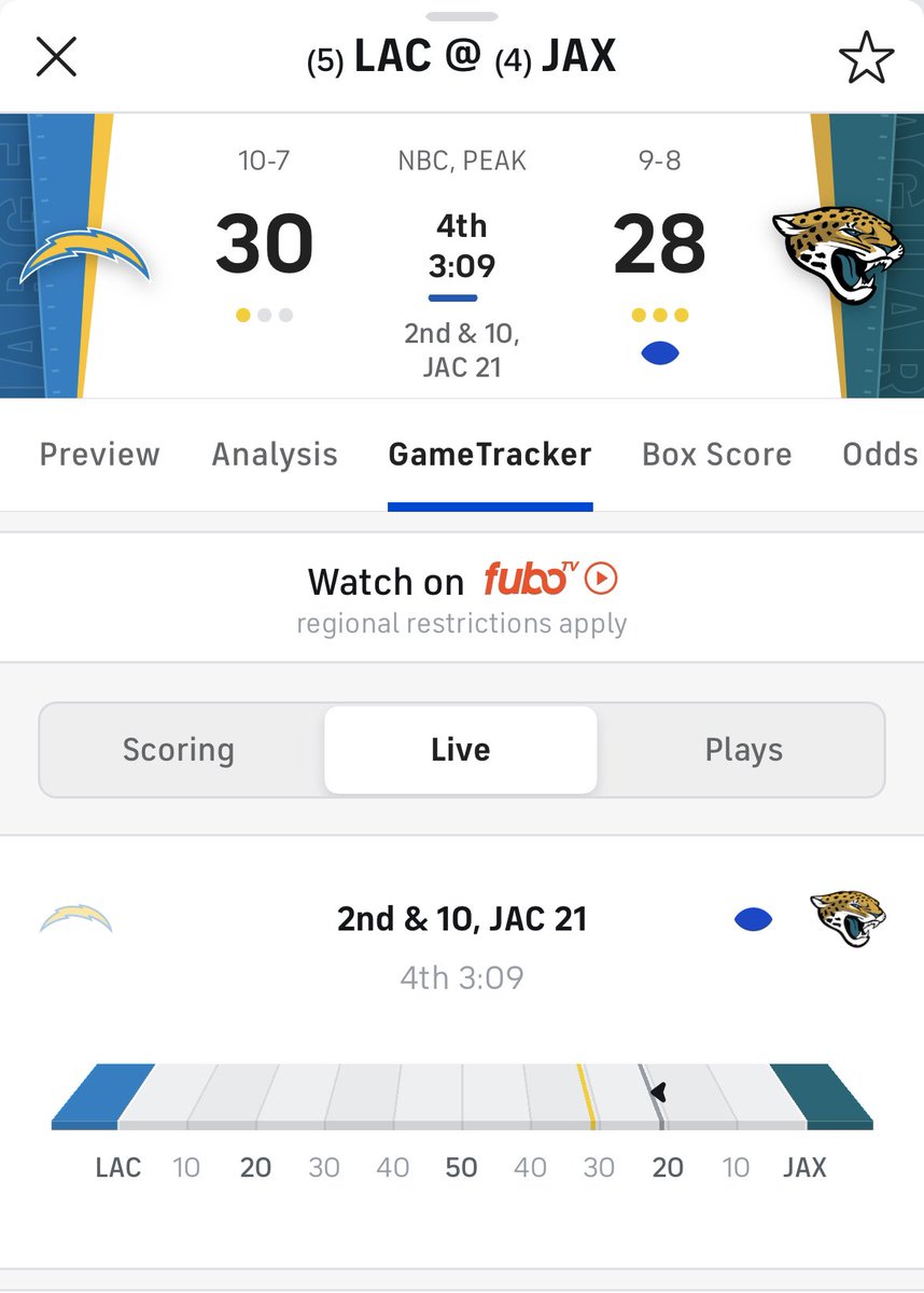 boltback2SD's tweet photo. Wait, not watching but wasn’t it 27-0 Chargers? 😂. Classic Spanos-team meltdown. #SellTheTeamDean https://t.co/ahFPJlAvEK