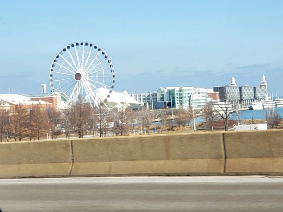 genevacares's tweet photo. Visited Chicago for the first time today, some very sweet views on the way into the city! @JeffPorterWX feel free to use for Weather from your Window 😄 https://t.co/X1BXogx30W