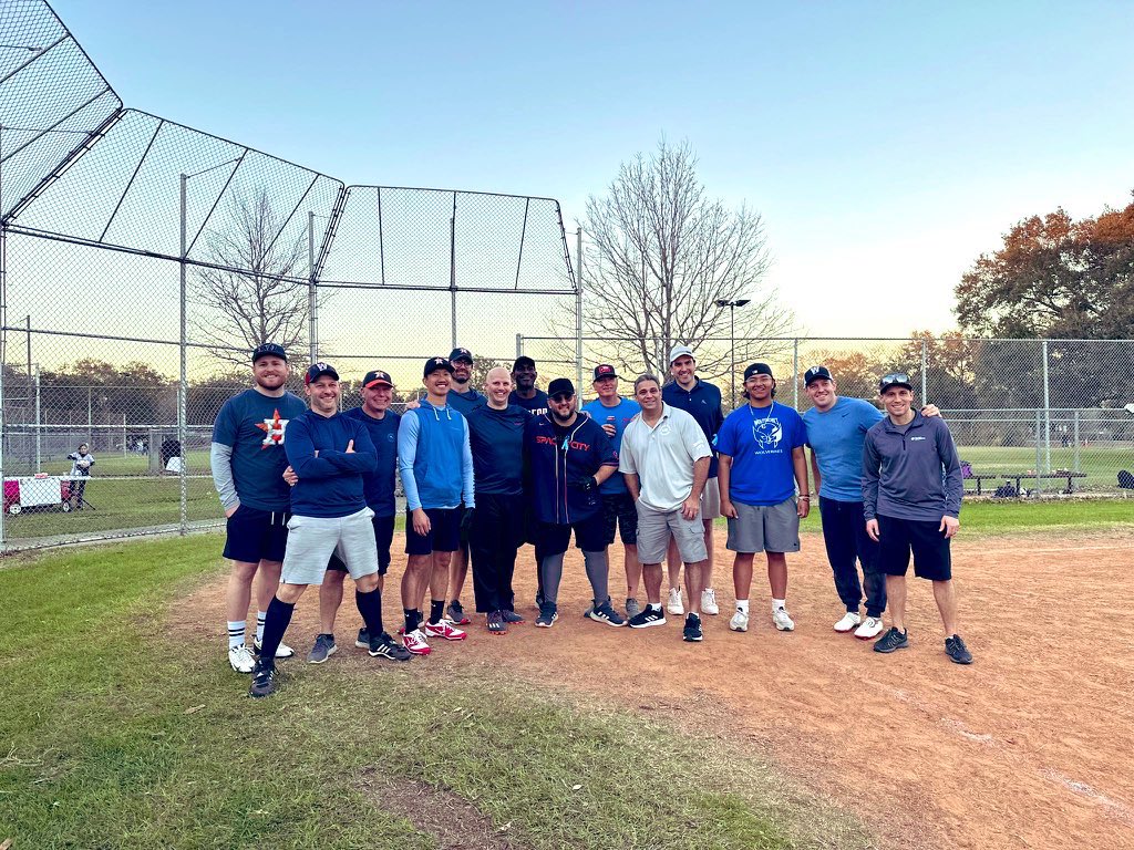 Lovett_Elem's tweet photo. Today we honored the memory of one of our fellow co workers, Michael Wolfshohl. 

We honored Michael by playing a game of baseball outside of our beloved school and remembering his love of sports. 

Thank you for the memories, Michael.
#LoveItAtLovett https://t.co/16c4oiaLAy