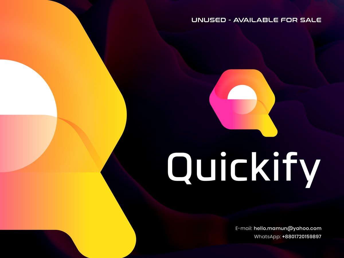 designishkul's tweet photo. Modern Q letter Quickify Branding, Logo Design Concept

https://t.co/nQICCzmbPw

For more information and work inquiry:
Mail: hello.mamun@yahoo.com
Skype: live:aaalmamunnn
Whatsapp: +8801720159897

#letterQ #modernlogo #logo #abstractlogo #logodesign #branding #minimalist https://t.co/pLYwDGWffs