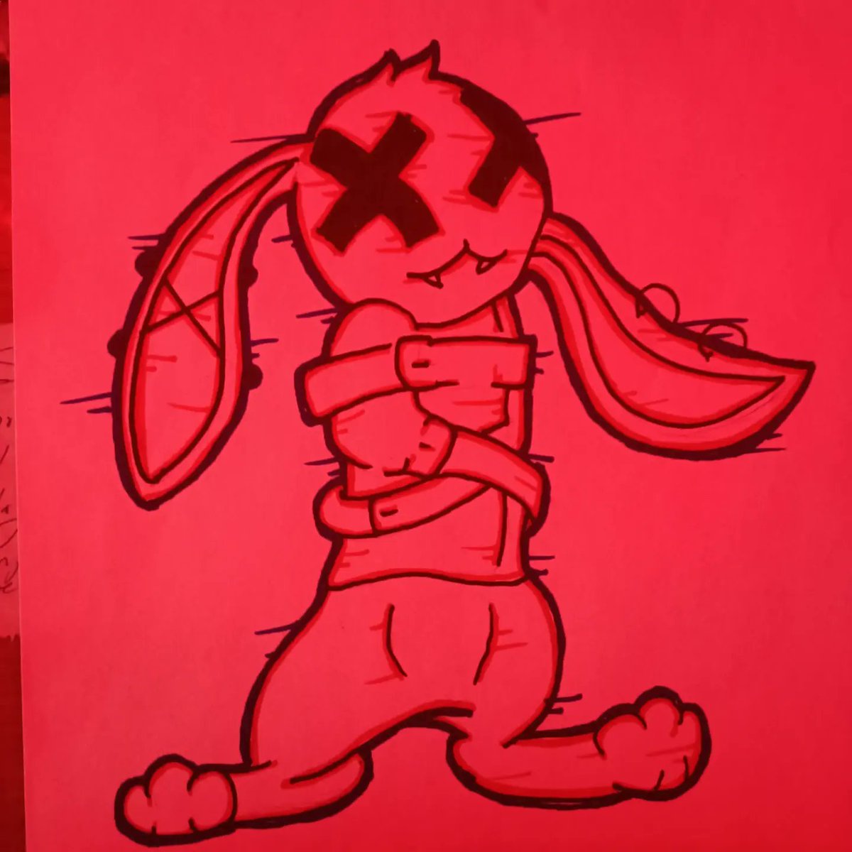Darksuns4's tweet photo. Un conejo locooooo!!!! https://t.co/MC8YNEowfV