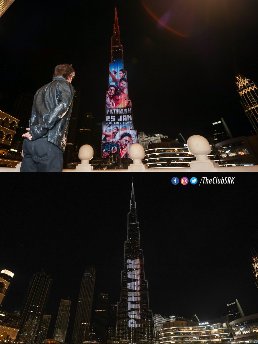 First #FIFAWorldCupQatar2022 , then #ILT20 & now on #BurjKhalifa 💥
#Pathaan UAE 🇦🇪 promotions are on full fire 🔥🔥🔥

#PathaanTrailerOnBurjKhalifa #PathaanMovie #Pathaan #ShahRukhKhan