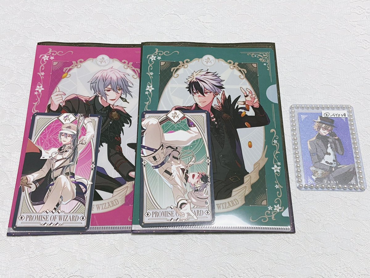 _SYO28's tweet photo. 【交換】魔法使いの約束 まほやく 一番くじ

譲┊C賞 オズ クロエ
       E賞 オーエン ブラッドリー ムル

求┊ファウスト リケ

オーエンのカードに初期難ございますので画像3枚目よりご確認ください。両種ファウスト決まるまでリケはファウストとの纏めての交換のみ。検索からでもお気軽に→ https://t.co/oUOOKsSLv8