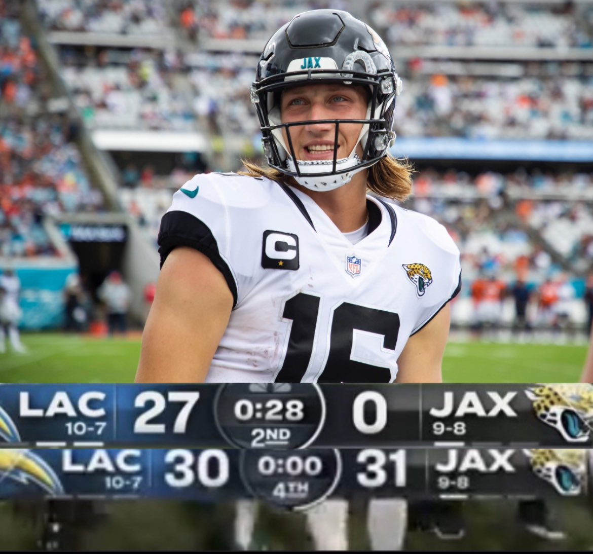 ClutchPoints Betting on X: 'The Jaguars come back from down 27-0 to stun  the the Chargers 