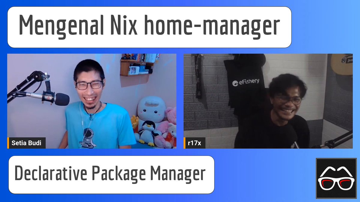 boedybios's tweet image. Nix merupakan package manager lintas OS, dan dengan dukungan home-manager, kita bisa melakukan pengelolaan packages secara declarative. 
youtu.be/jl0R3fWT4jo
#Nix #PackageManager #Functional #Declarative #Linux #MacOS #WSL