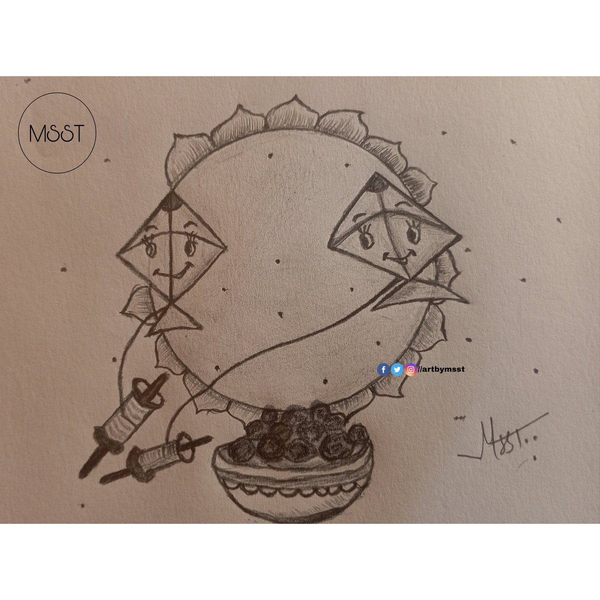 artbymsst's tweet photo. Happy Sankranthi. 

#trending #ArtistOnTwitter #artists #artstation #pencilart #Sankranthi2023 #Sankranthi #Sankranti2023 #HappyPongal #Mumbai #today https://t.co/MDzcQLO3dt