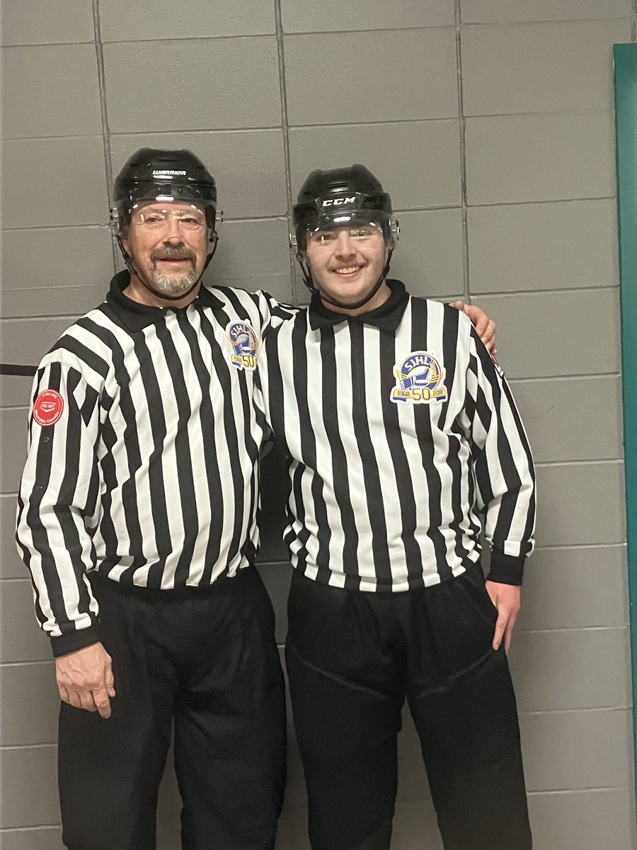 What an honour to lines a game with a ref and man I looked up to for my whole life, for #ThanksStripes weekend