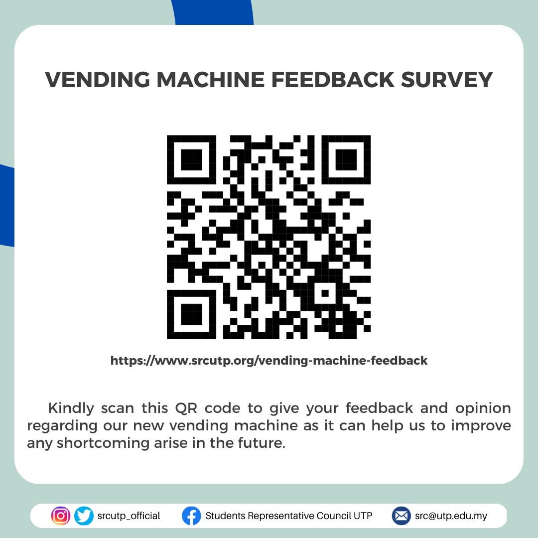 srcutp_official's tweet photo. *Addition of New Vending Machines*

With the aid of CSE and RV management, SRCUTP 22/23 were able to introduce cashless vending machines within UTP. https://t.co/IvS6ogk8Ni